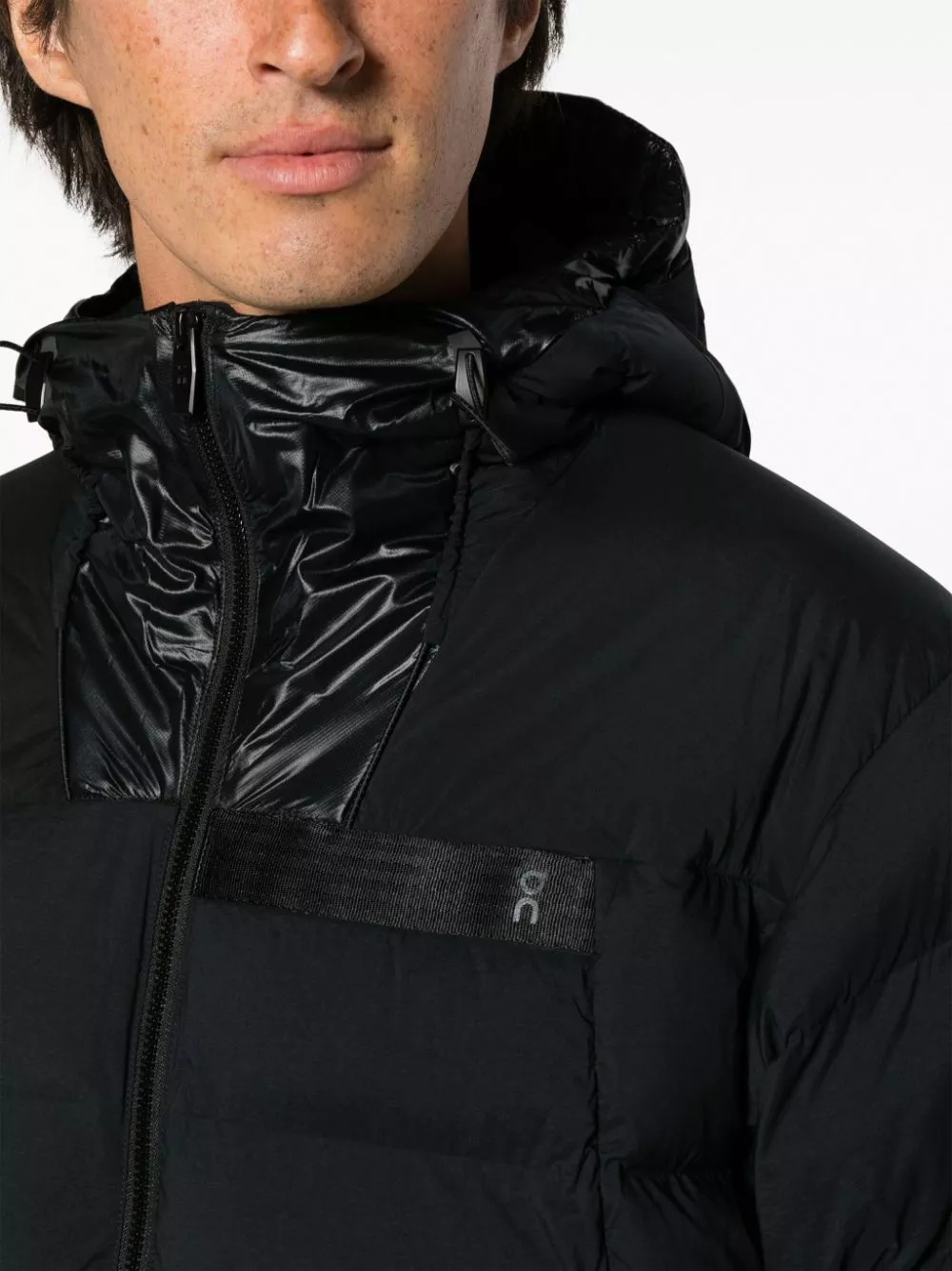 Affordable On Running Challenger quilted hooded jacket Men 0114